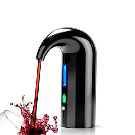 Electric Wine Decanter Pump One Touch Rechargeable Wine Aerator Dispenser